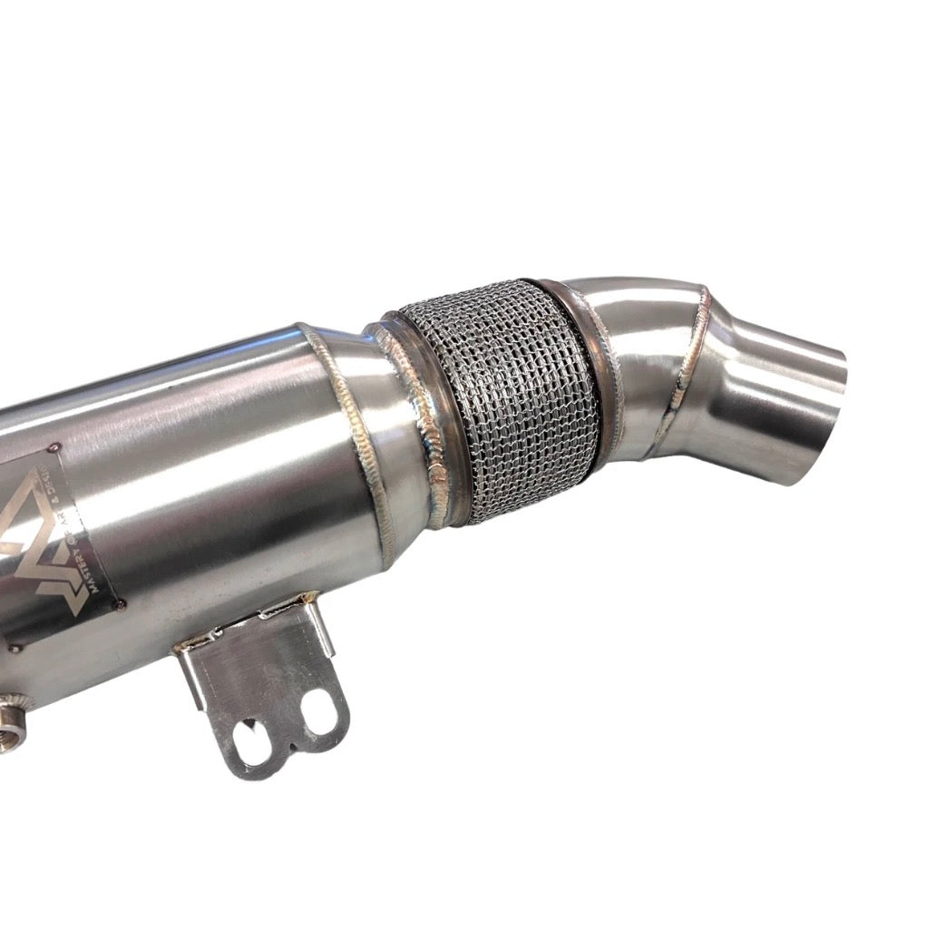 MAD BMW Toyota B58 Fat Boy 5" Catless Downpipe M240 340 440 Supra