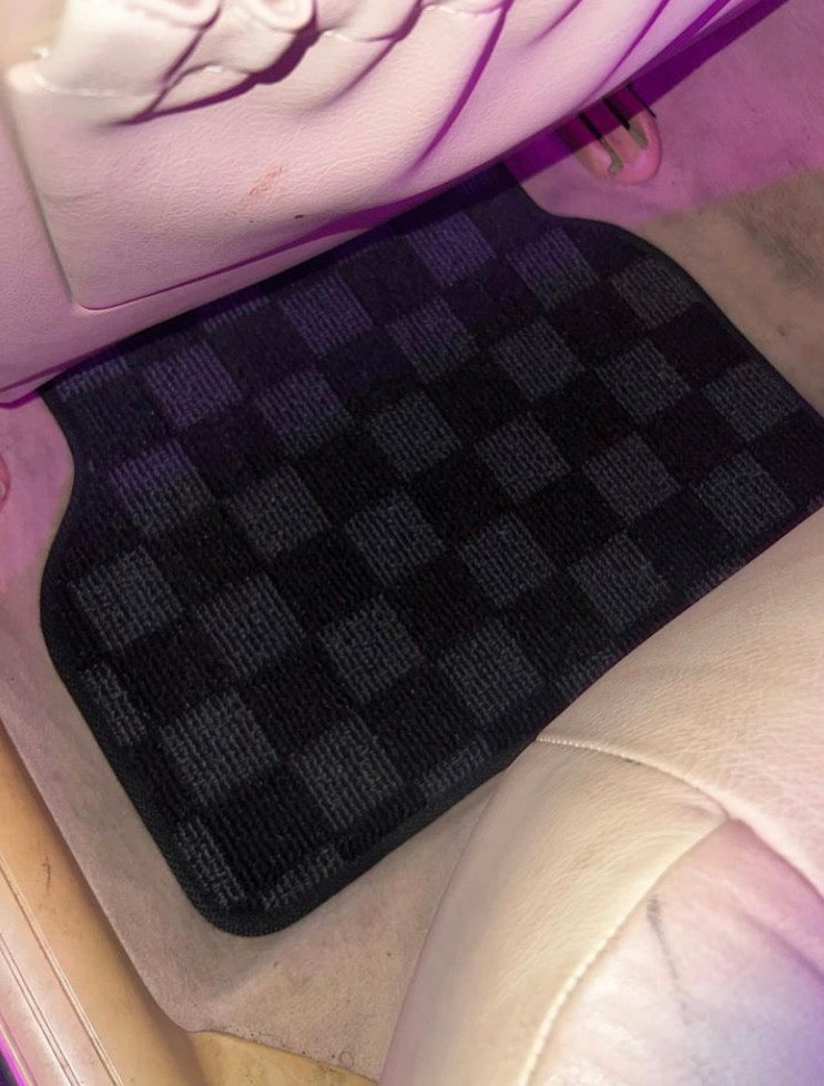 P2M BMW E39 1995-04 5-Series Sedan Race Floor Mats : Dark Grey (Front/Rear)