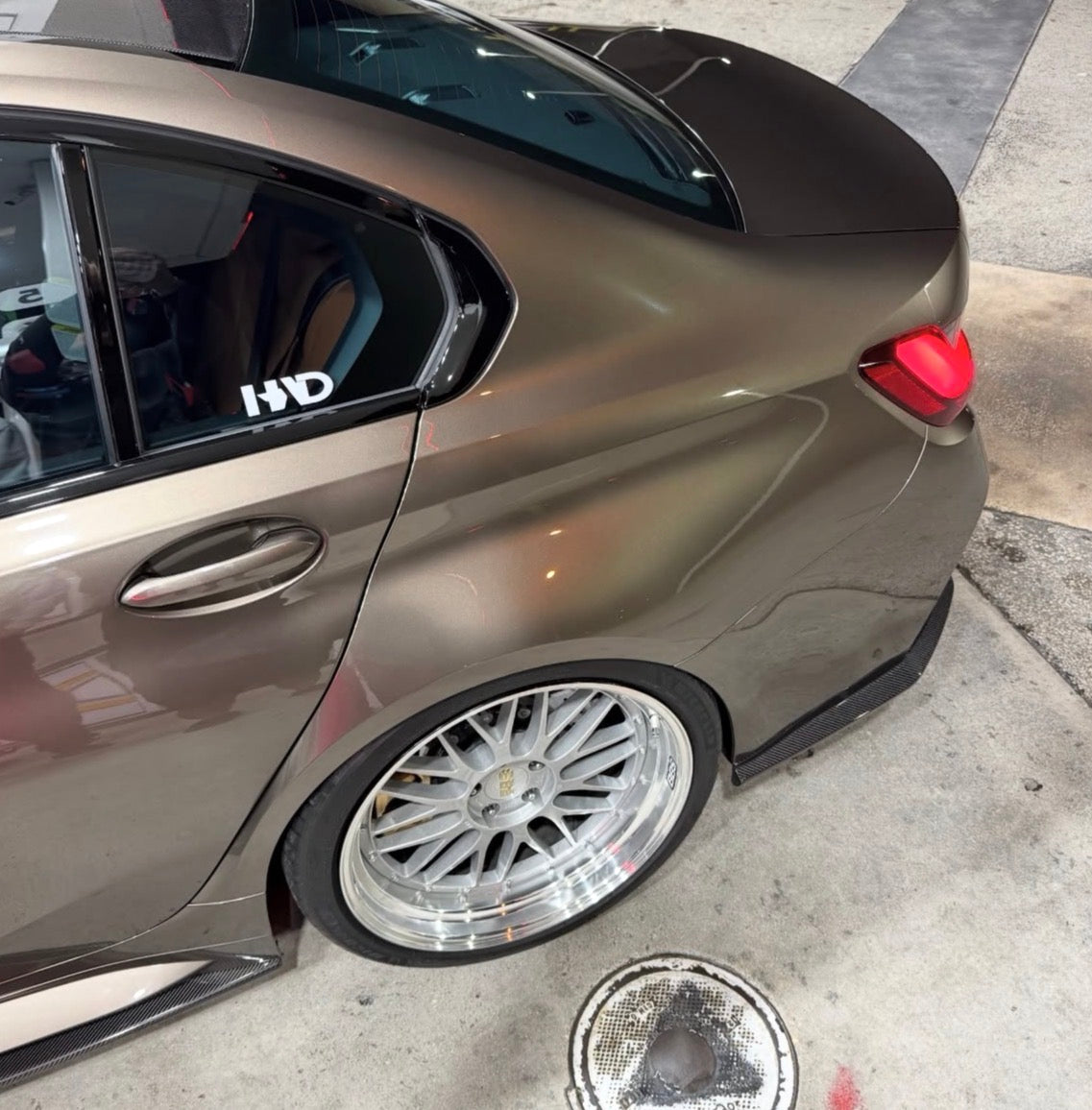 G80 M3 Rear Carbon Fiber Bumper Trim Replacements