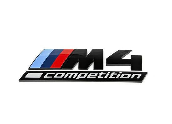 G8x M3/M4 OEM Gloss Black Badges