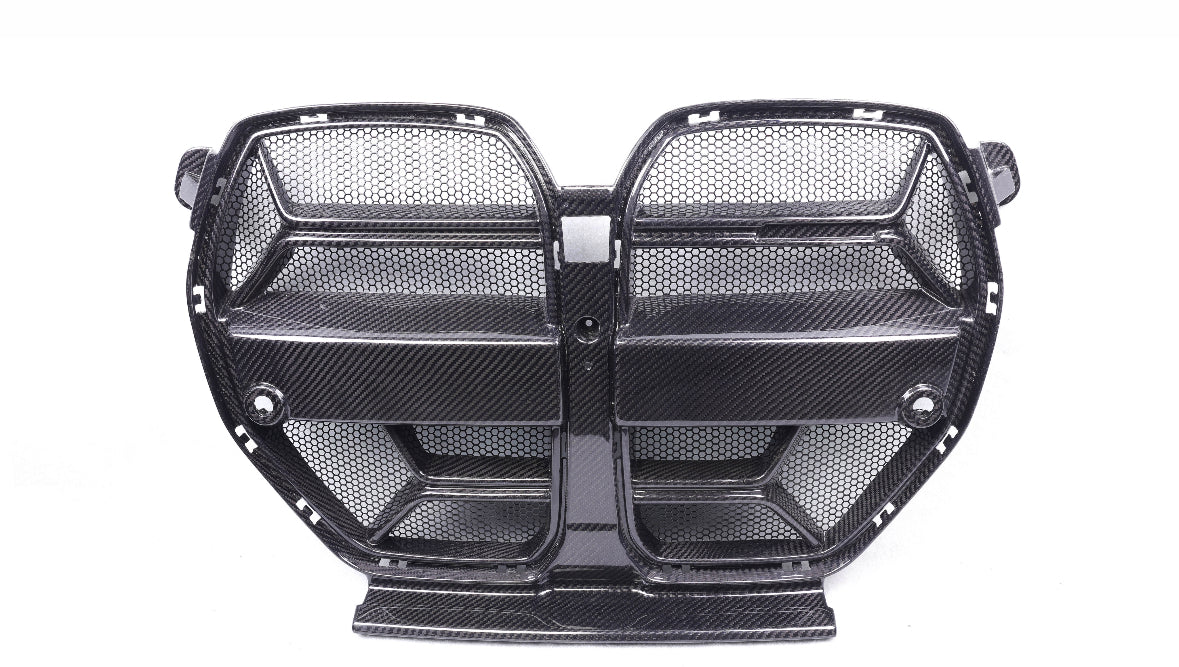G8x M3/M4 CSL Dry Carbon Fiber Grills With Protective Mesh