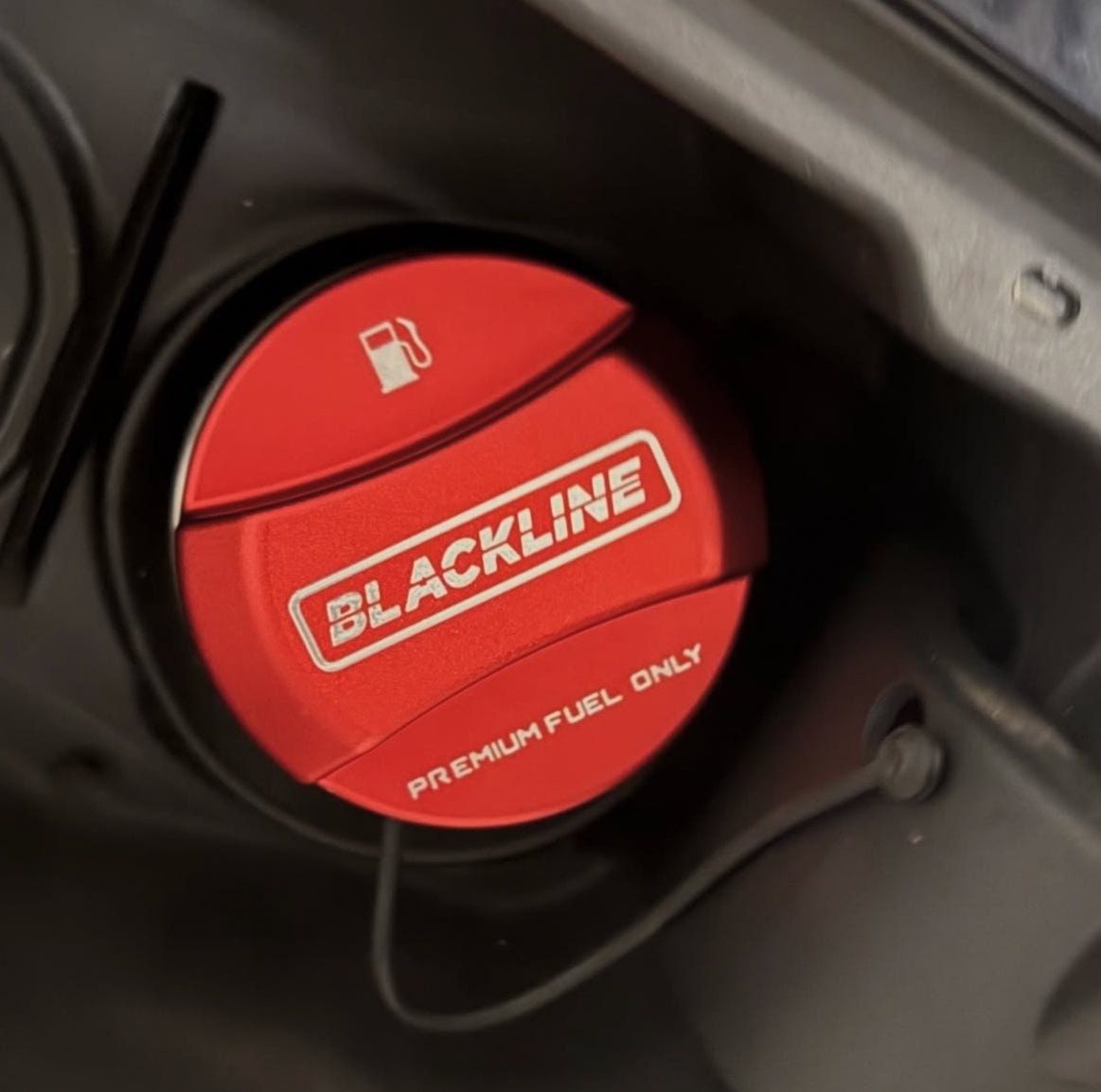 Goldenwrench BLACKLINE Performance Edition BMW Fuel Cap Cover