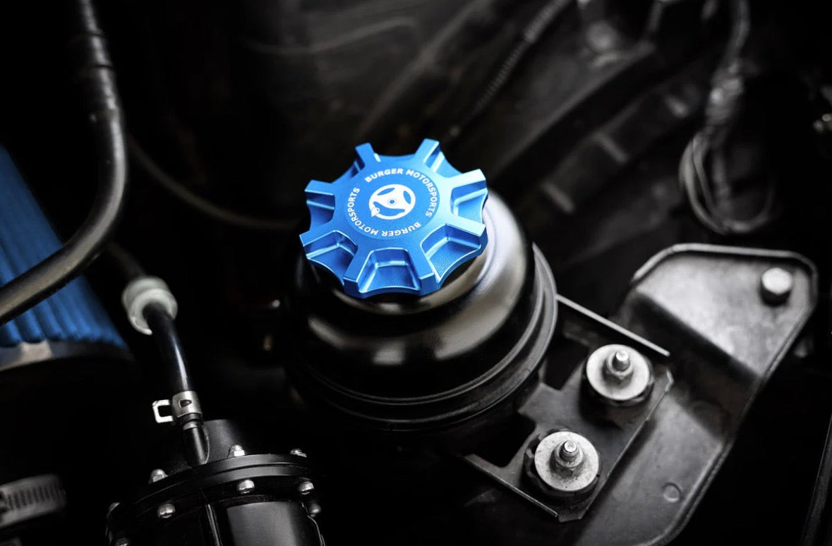 BMS Billet BMW Power Steering Reservoir Cap Upgrade