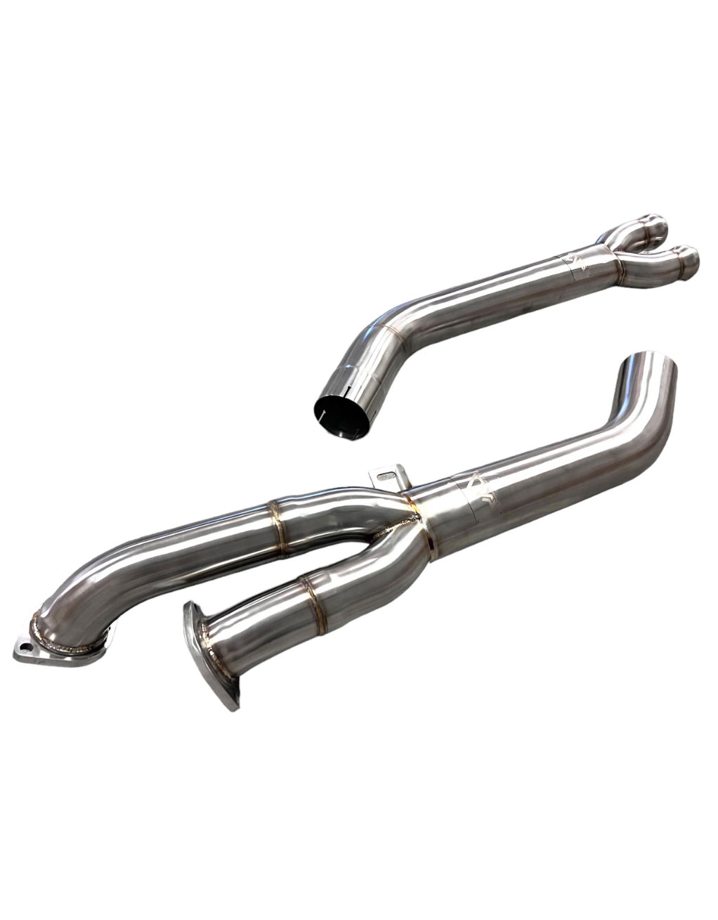 MAD BMW G87 M2 S58 Non-Resonated Single Midpipe (Brace Included)