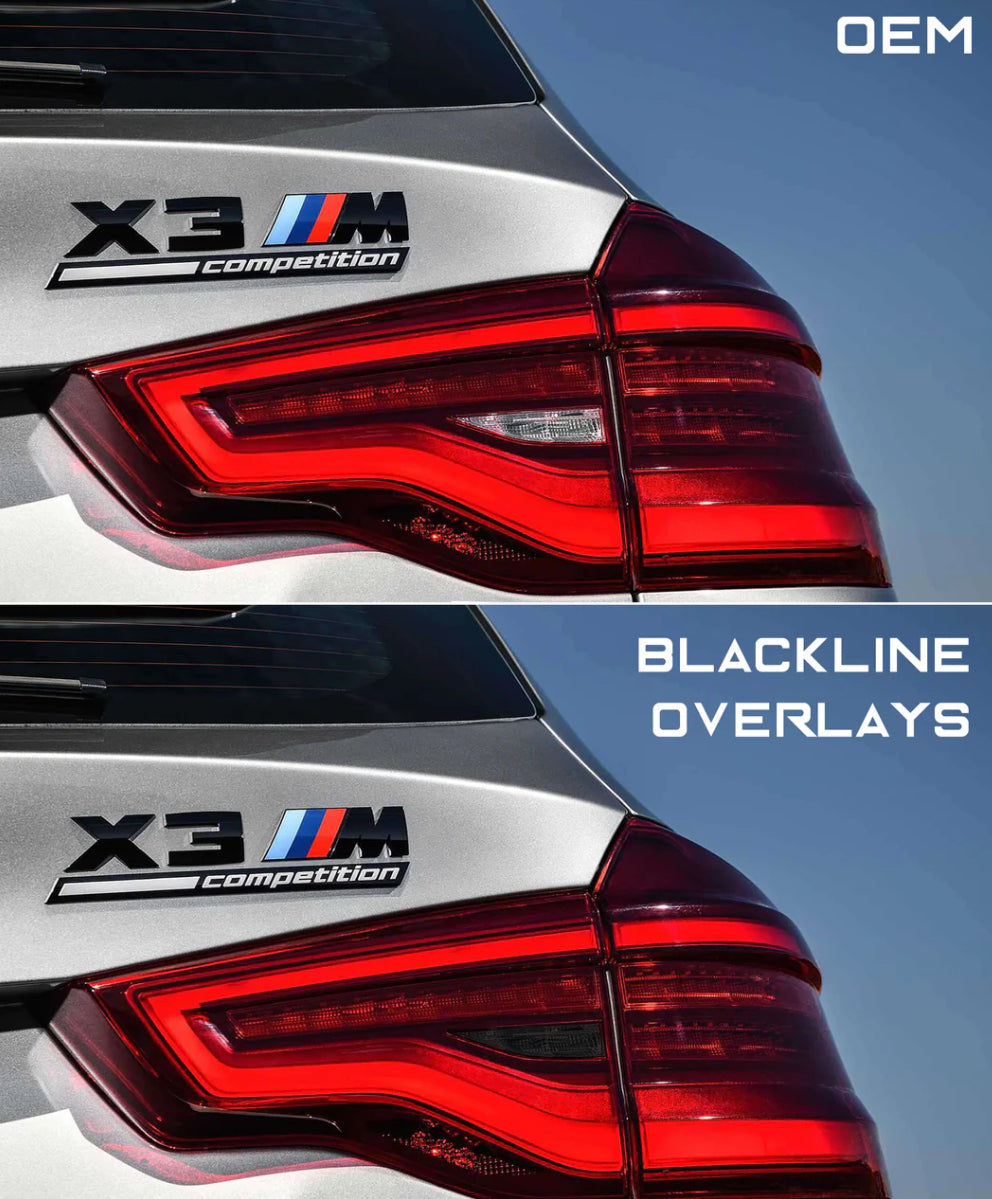 BMW X3 Series X3M Competition 2018-2021 (G01/F97) BLACKLINE Taillight Overlay Kit
