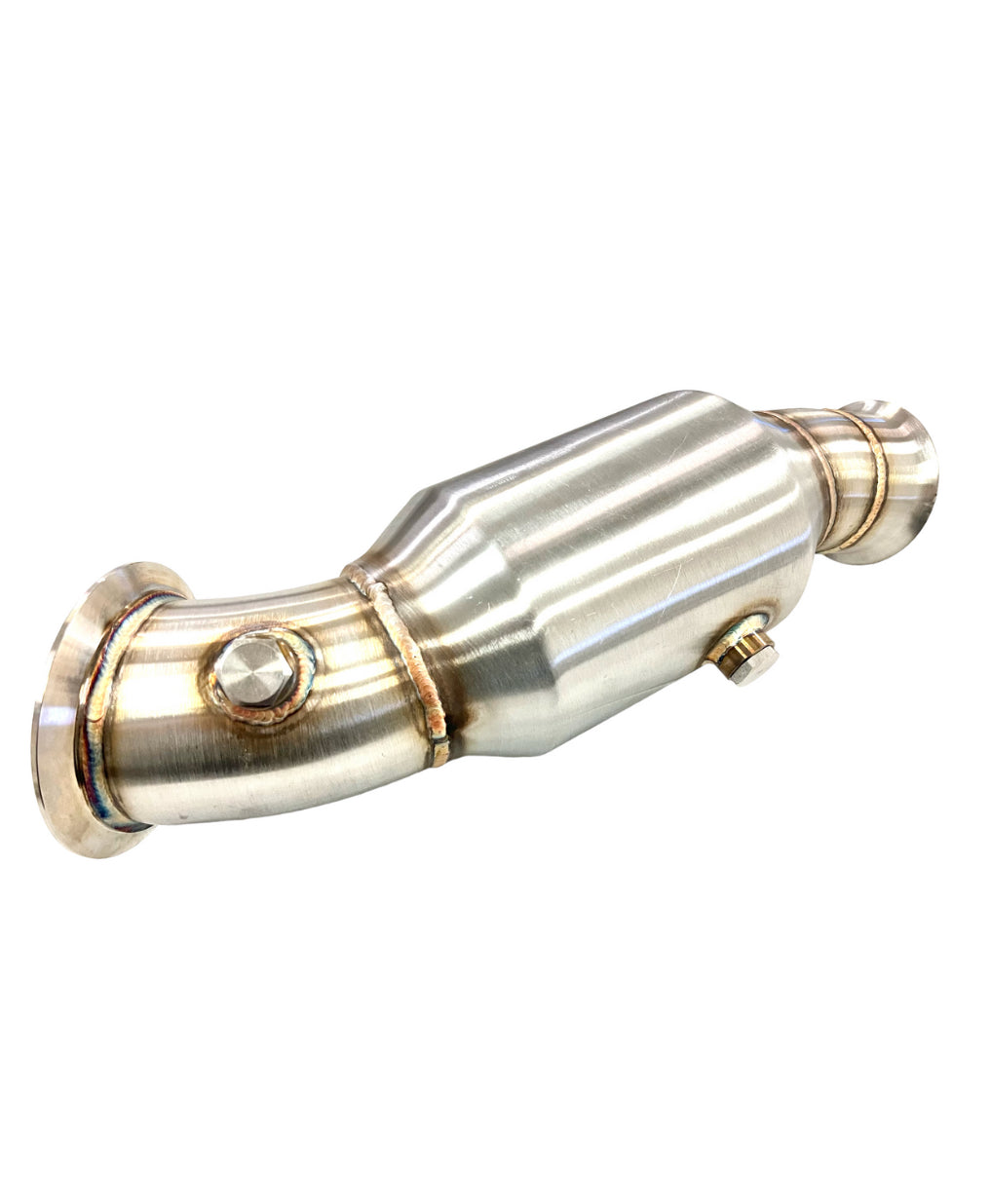 MAD N55 Catted Downpipe BMW M135 M235 M2 335 435 4.0"