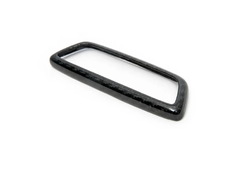 Dry Carbon Fiber Seat Badge Trim (Autotecknic)
