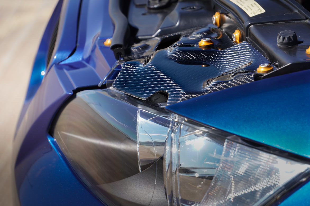 Carbon Fiber Headlight Dust Cover