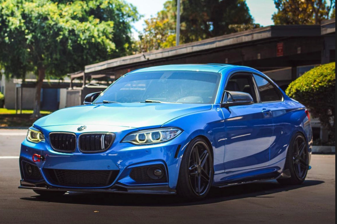 F22 2 Series V3 Style Carbon Front Lip