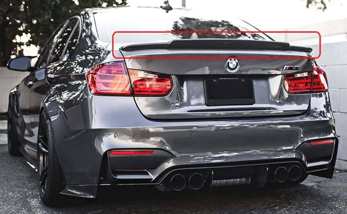 F30/F80 V3 Carbon Fiber Spoiler