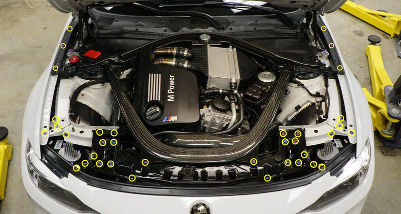 Dress Up Bolts F80 M3 Stage 1 Titanium Hardware Engine Bay Kit