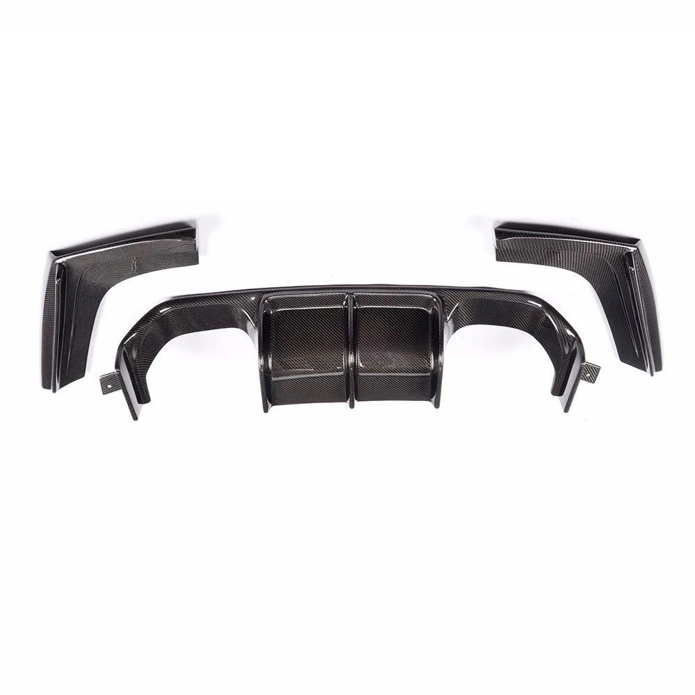 F8x M3/M4 V Style Carbon Fiber Diffuser