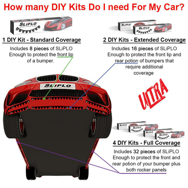Slipo Ultra Universal Scrape Guard for Bumper/Lip