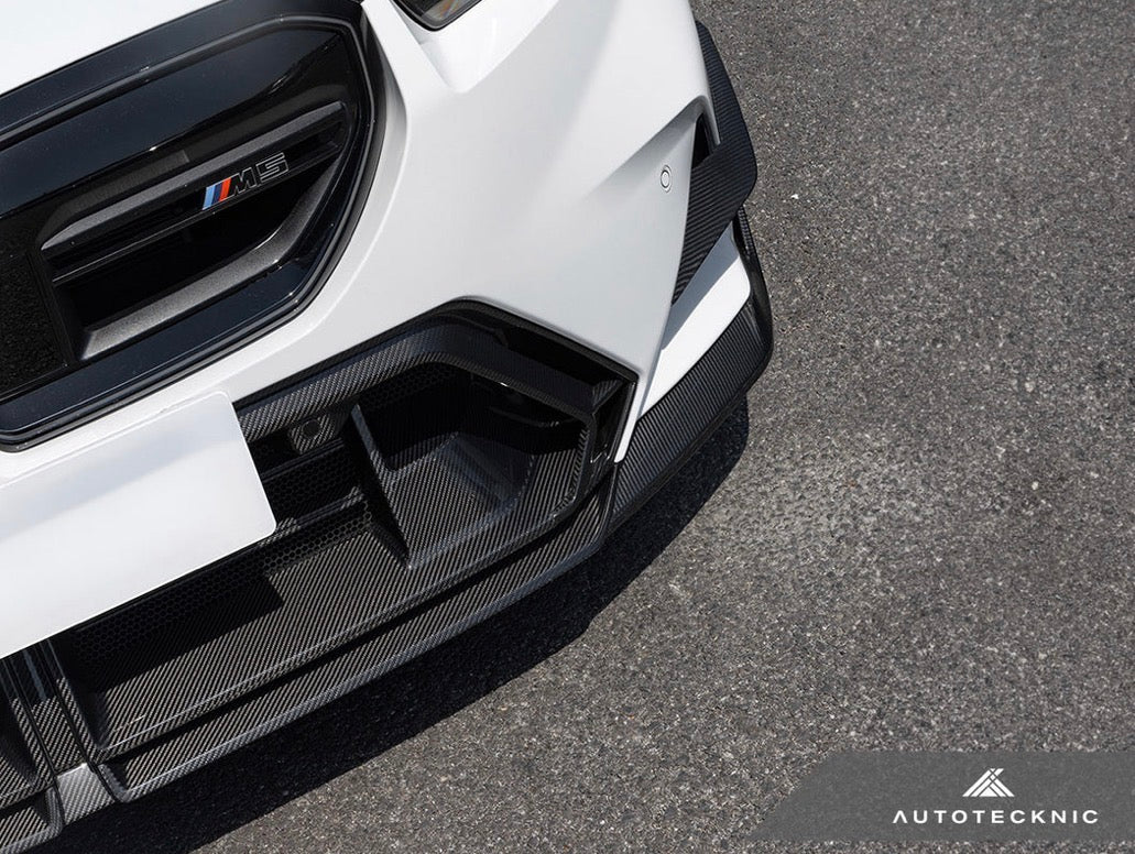 Autotecknic SQ-Aero Dry Carbon Fiber Front Bumper Center Trim - G90 / G99 M5