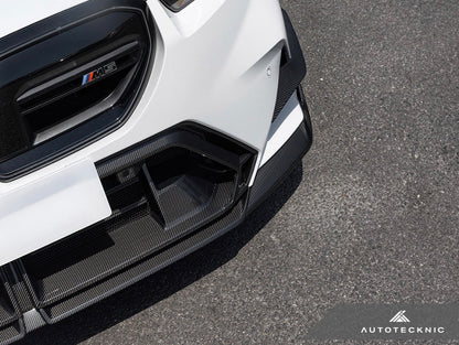 Autotecknic SQ-Aero Dry Carbon Fiber Front Bumper Center Trim - G90 / G99 M5