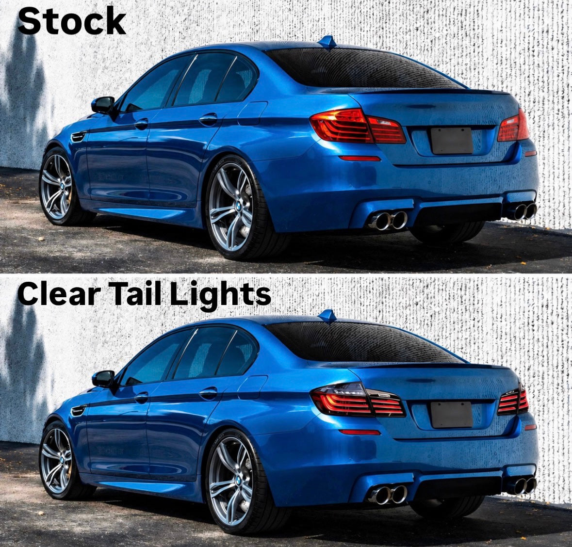 F10 5 Series / M5 LCI Clear Tail Lights