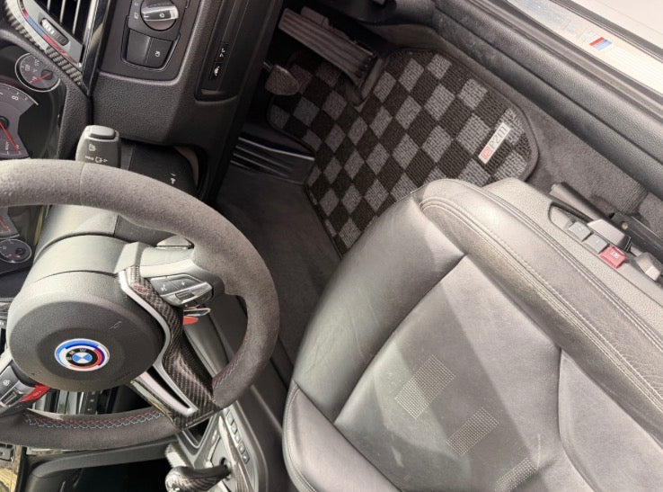 [RHD] P2M BMW F30/F80 3 Series M3 2014-18 Race Floor Mats : Dark Grey