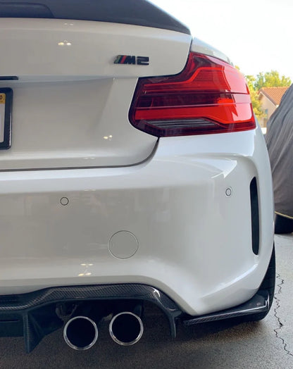 F87 M2 V3 Carbon Fiber Rear Diffuser