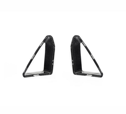 AutoTecknic Front Bumper Carbon Air Curtain Set - BMW G90/ G99 M5