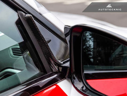 AutoTecknic Dry Carbon Side Mirror Wind Deflector Set (G87 M2)