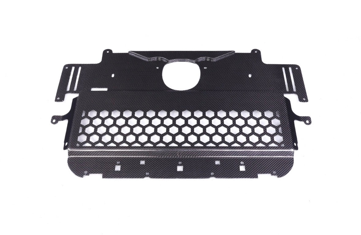 G8x M2/M3/M4 Dry Carbon Fiber Skid Plate Oil Cooler Guard