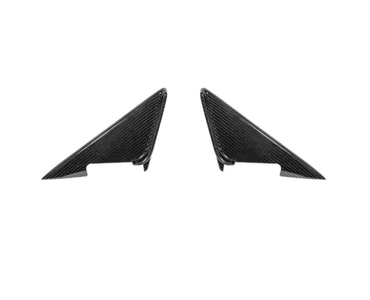 AutoTecknic Dry Carbon Side Mirror Wind Deflector Set (G87 M2)