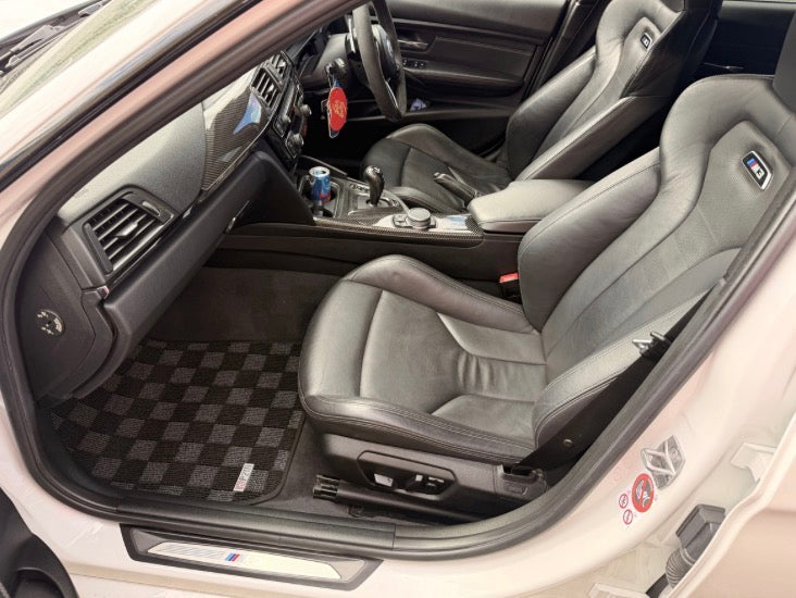 [RHD] P2M BMW F30/F80 3 Series M3 2014-18 Race Floor Mats : Dark Grey