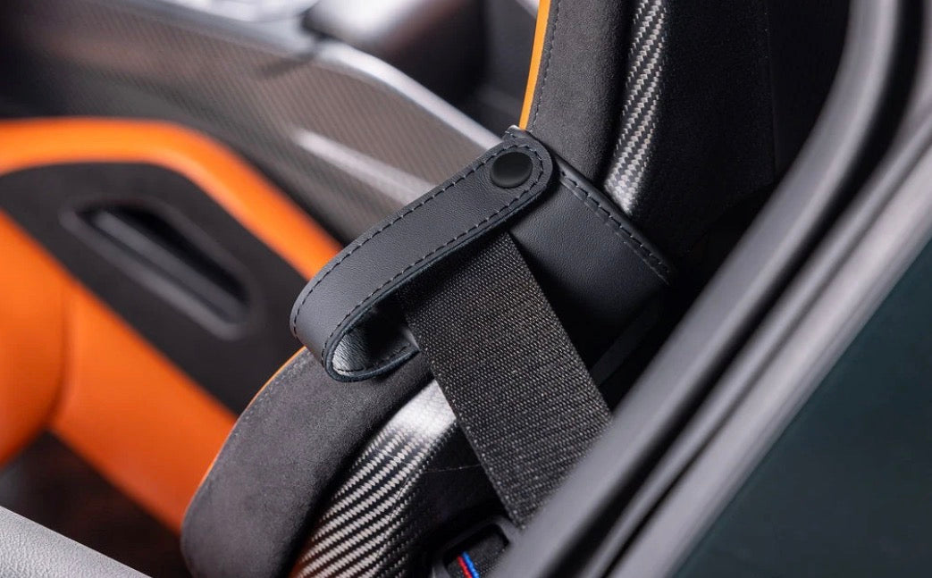 Wunderworks M Carbon Bucket Seat Belt Strap Protector Set - BMW G80 M3 / G82 G83 M4 (2021-2026)