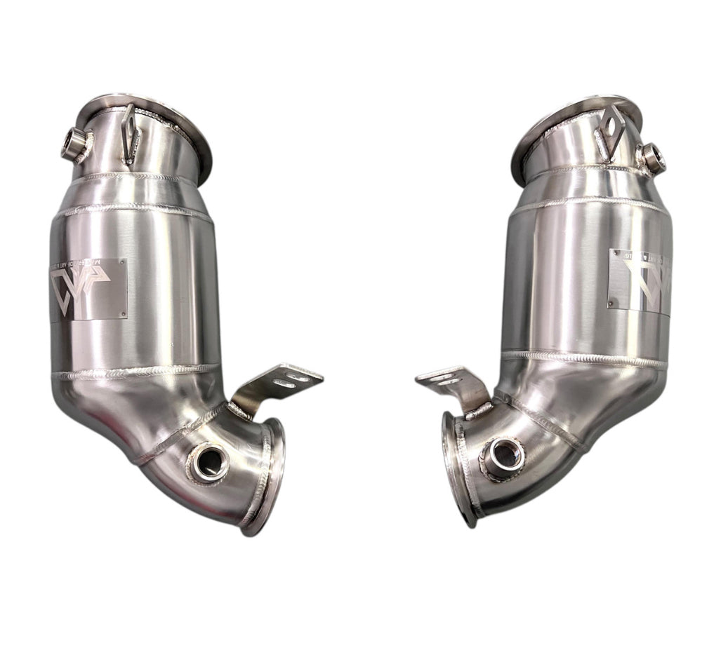 MAD BMW F9x M5 M8 Catted Downpipes W/ No CEL Guarantee