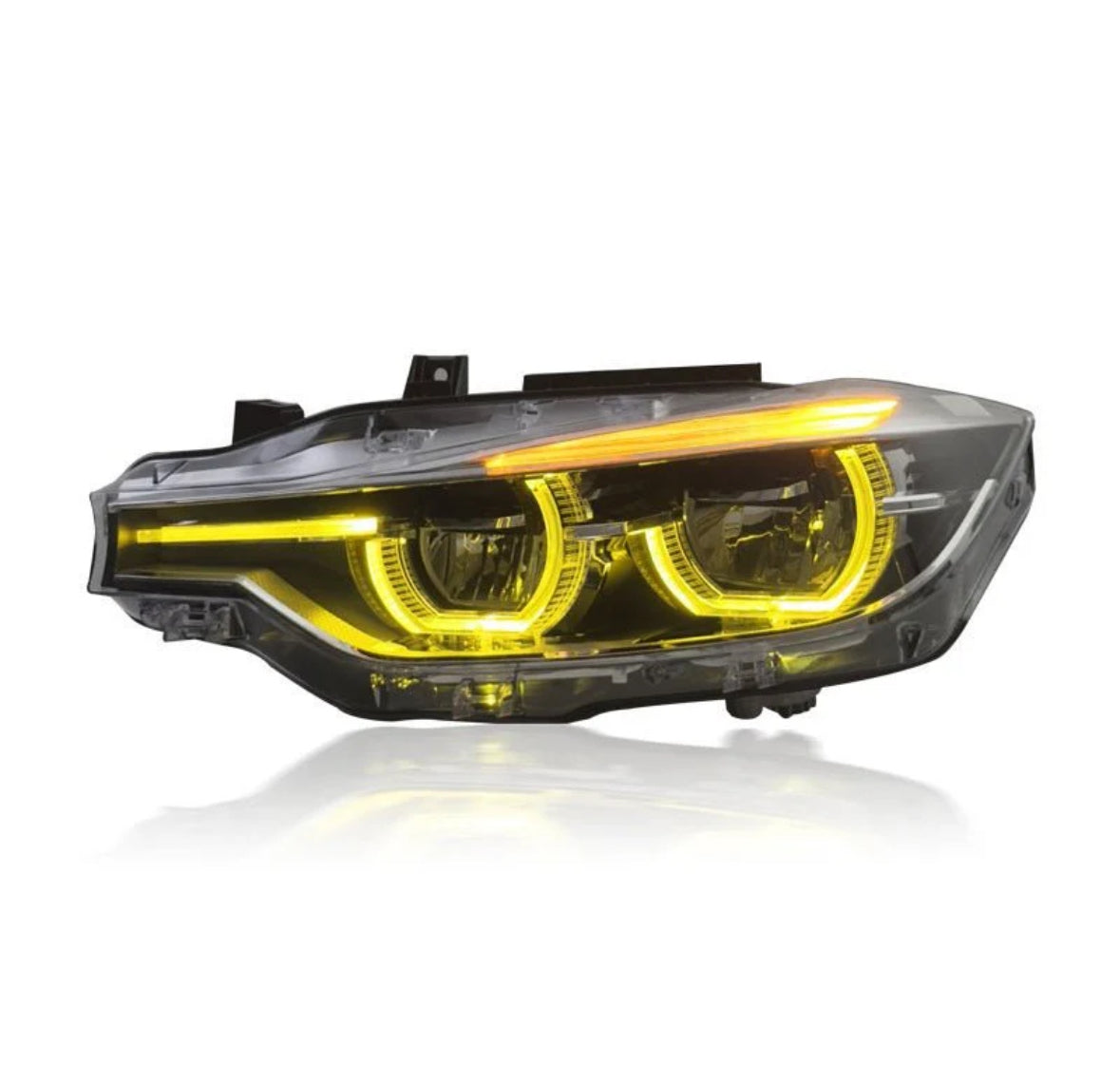 F30/F31 3 Series LCI Style V2 Yellow/White LED Headlights (2012 - 2019)