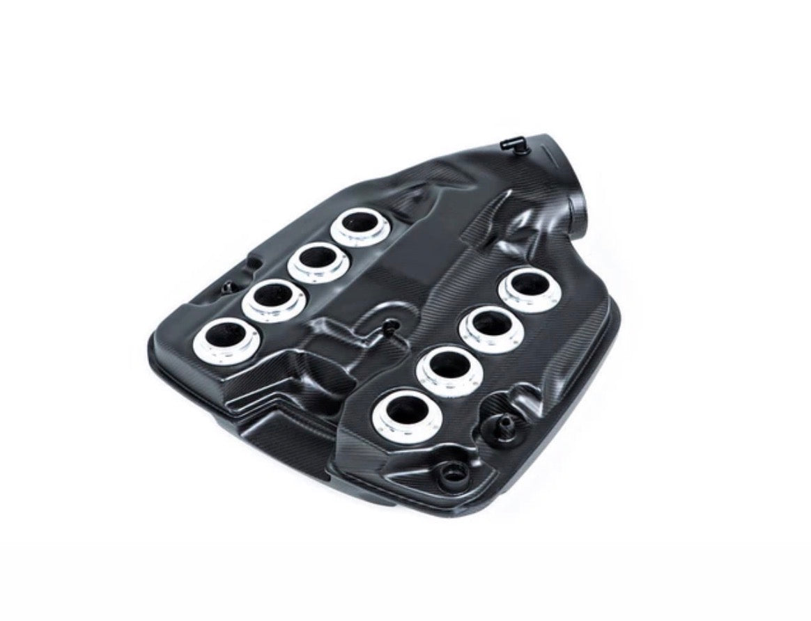 Eventuri BMW E9X M3 (S65) Black Carbon Inlet Plenum - Matte