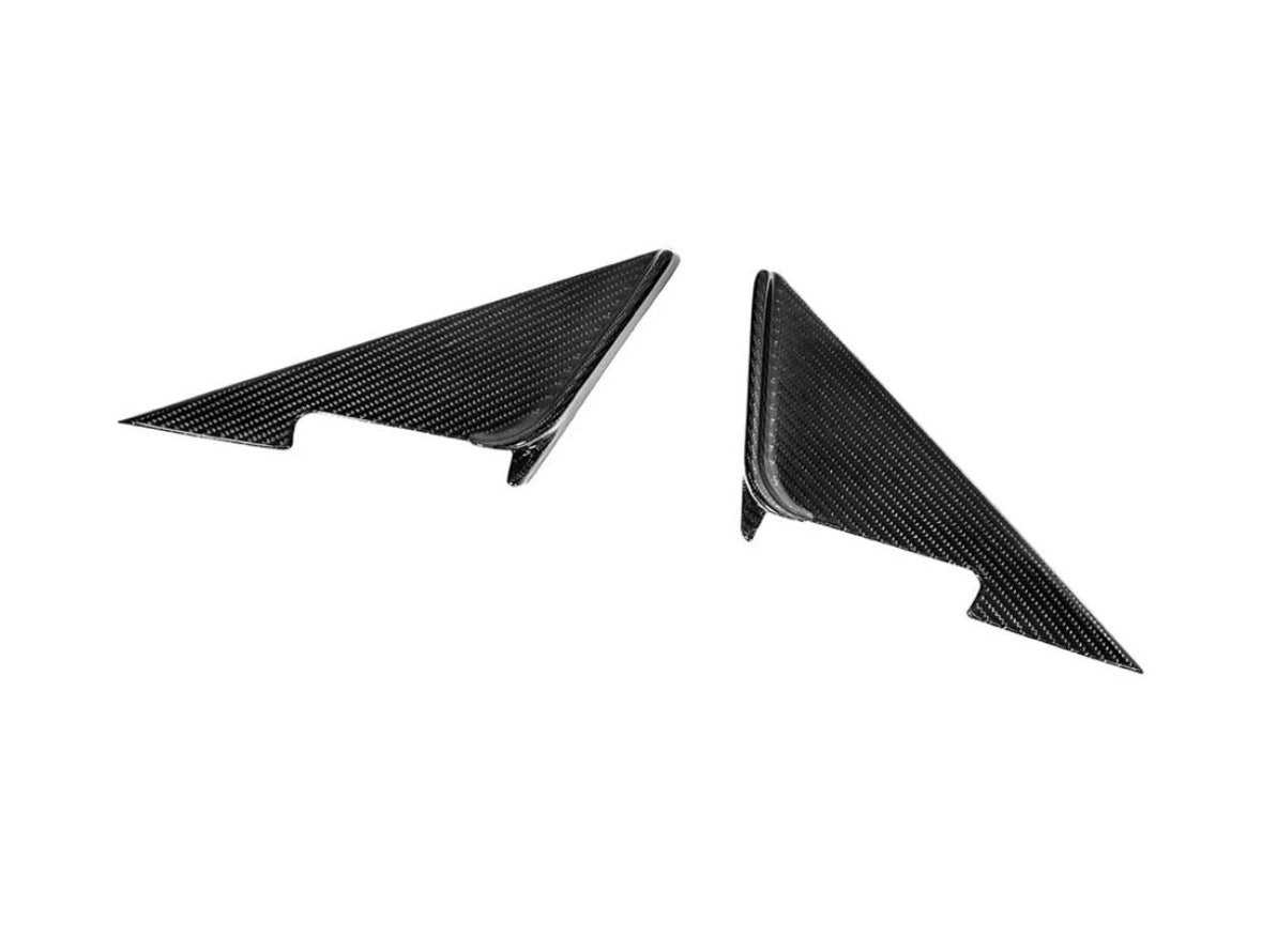AutoTecknic Dry Carbon Side Mirror Wind Deflector Set (G87 M2)