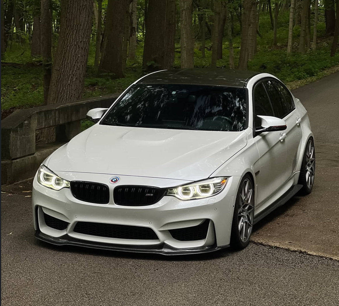 F8x M3/M4 PSM Style Carbon Fiber Side Skirt Extensions (Flat Version)