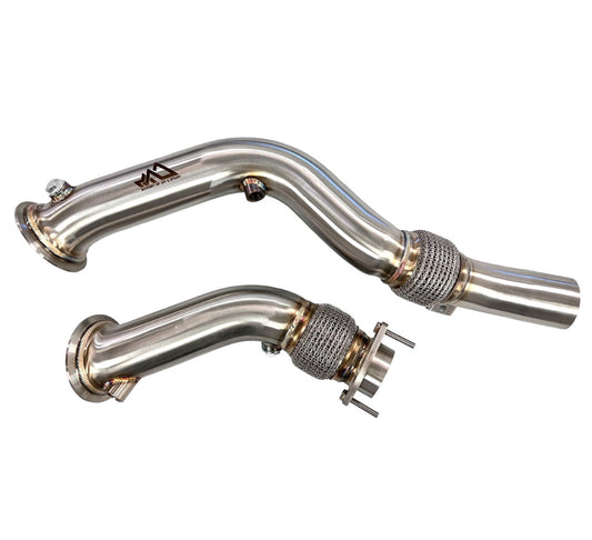 MAD BMW S55 Downpipes M2C M3 M4 W/ Flex Section