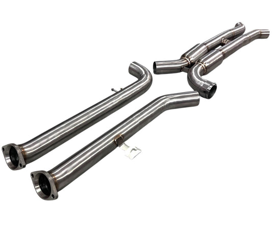 MAD BMW S58 Resonated H-Pipe Midpipe M2 G87