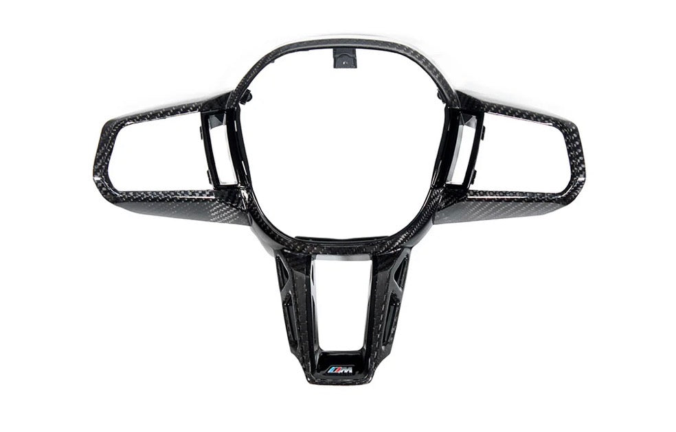 AutoTecknic Carbon Fiber Steering Wheel Trim - G45 X3 M-Sport