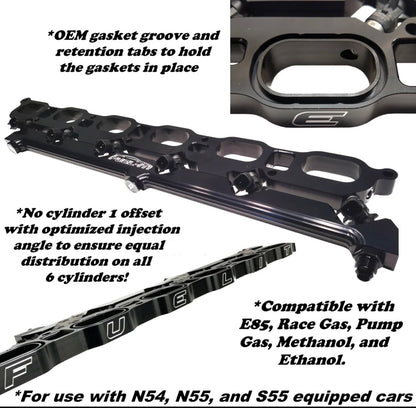 BMS BMW Port Injection Kit for F-Chassis M2, M3, & M4 S55 Motors