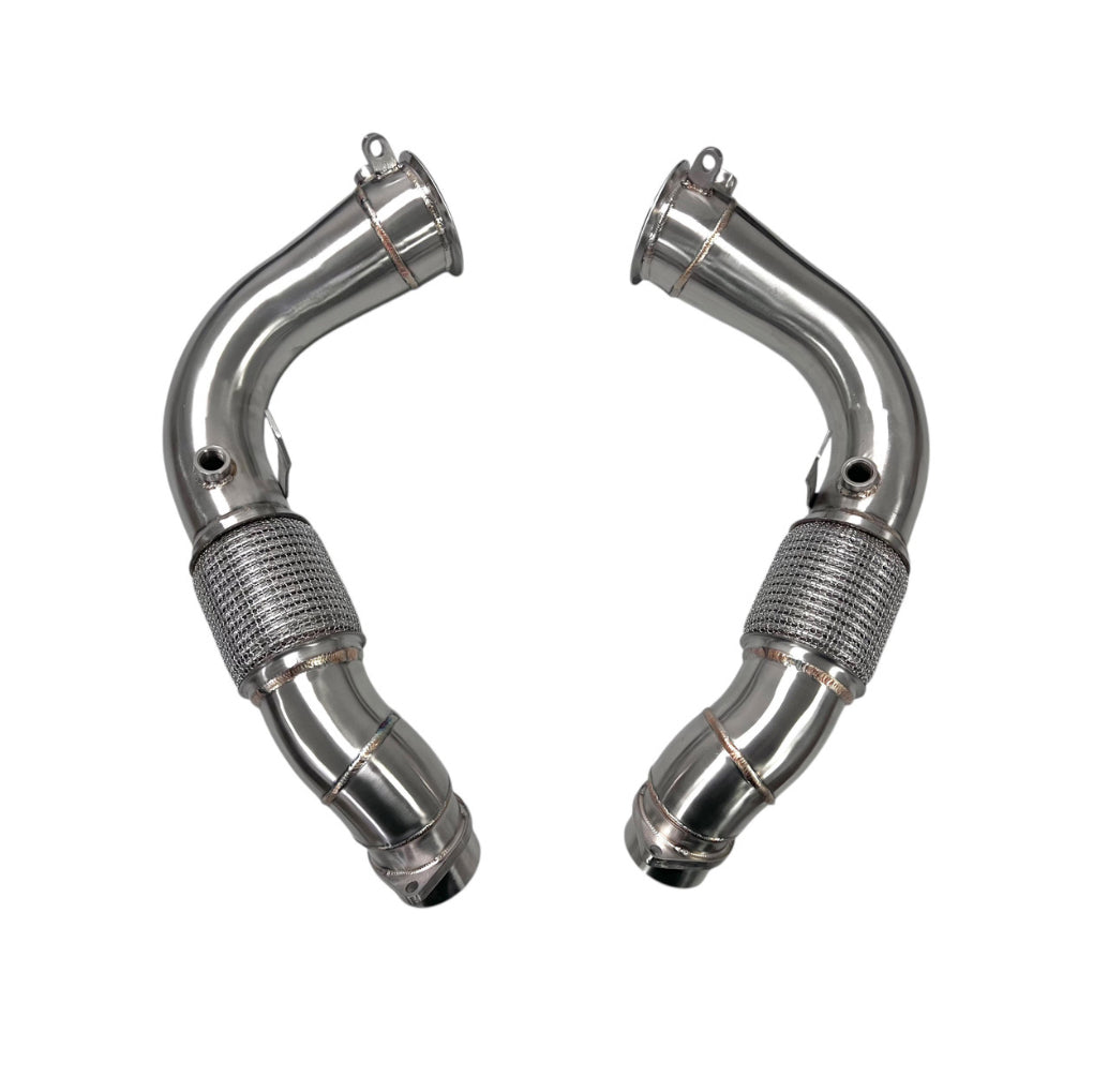 MAD BMW 2024+ X5M X6M F95 LCI F96 LCI Competition S68 Primary Downpipes Catless