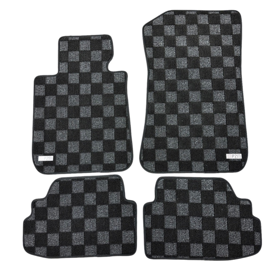 P2M BMW E82 1-SERIES COUPE 2008-13 RACE FLOOR MATS : DARK GREY (FRONT/REAR)