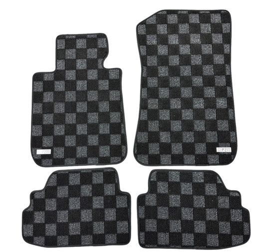 P2M BMW E82 1-SERIES COUPE 2008-13 RACE FLOOR MATS : DARK GREY (FRONT/REAR)