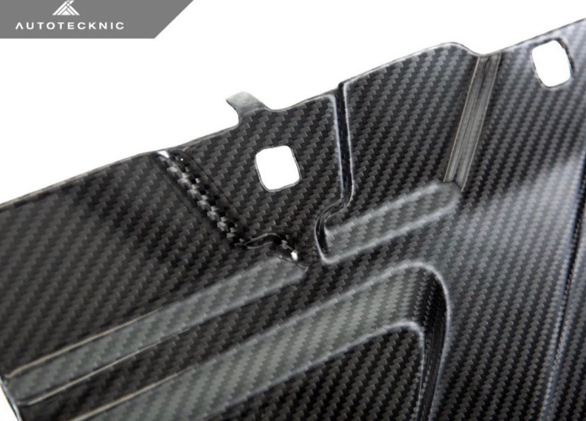 AutoTecknic Dry Carbon Fiber Cooling Shroud - G20 3-Series or G2x 4 Series