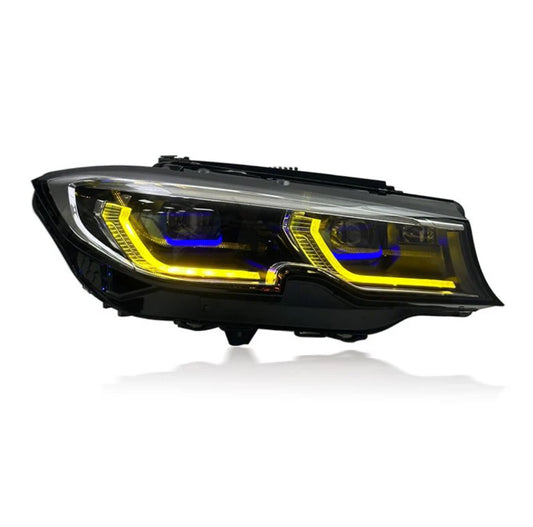 BMW G20 3 Series Laser Style LED Non-Laser Headlights White/Yellow (2019 - 2022)