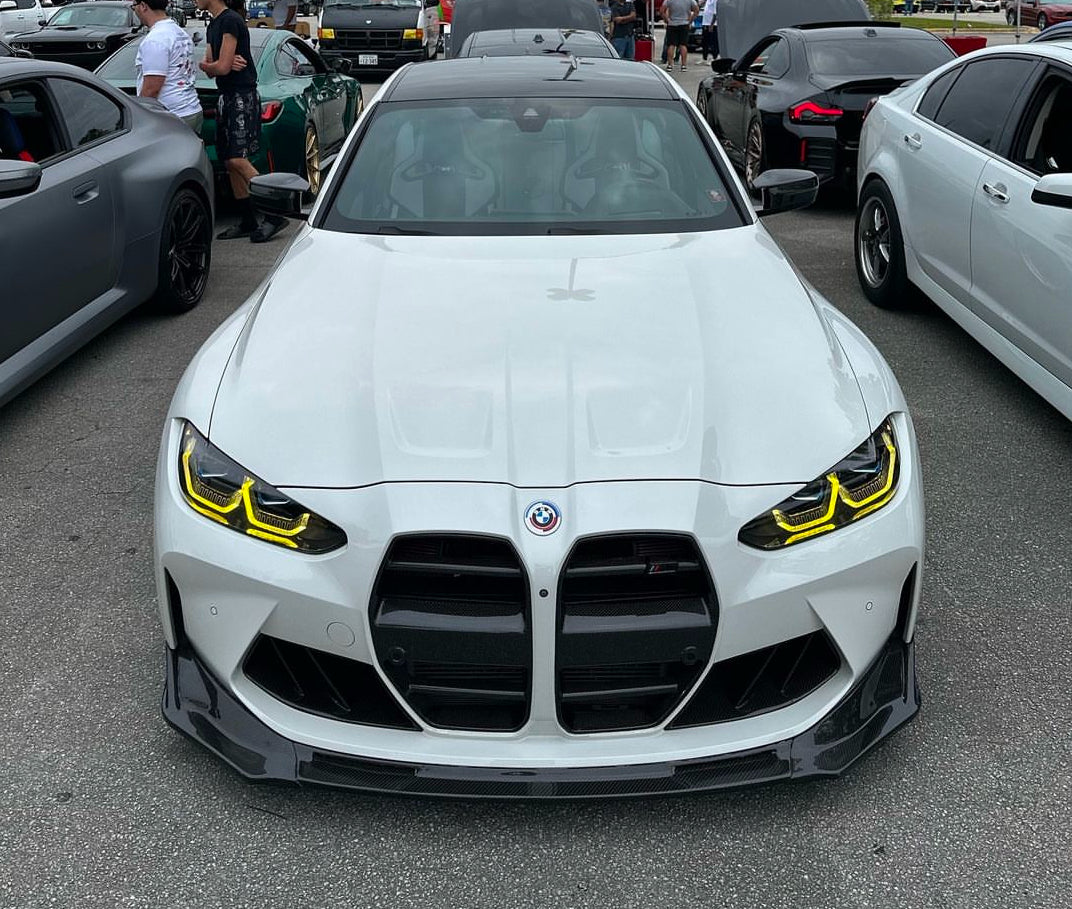 G8x M3/M4 V2 Carbon Fiber Front Lip (3 Piece)