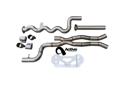 Active Autowerke G80/G82 M3/M4 Signature Equal Length mid-pipe with G-brace