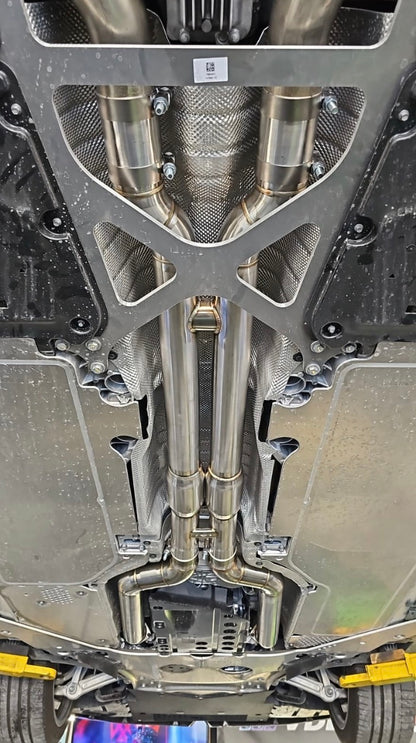 MAD BMW G90 M5 H-Pipe Midpipe Resonated