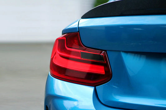 BMW 2 Series 2014-2017 (F22/F87 Pre LCI) BLACKLINE Taillight Overlay Kit