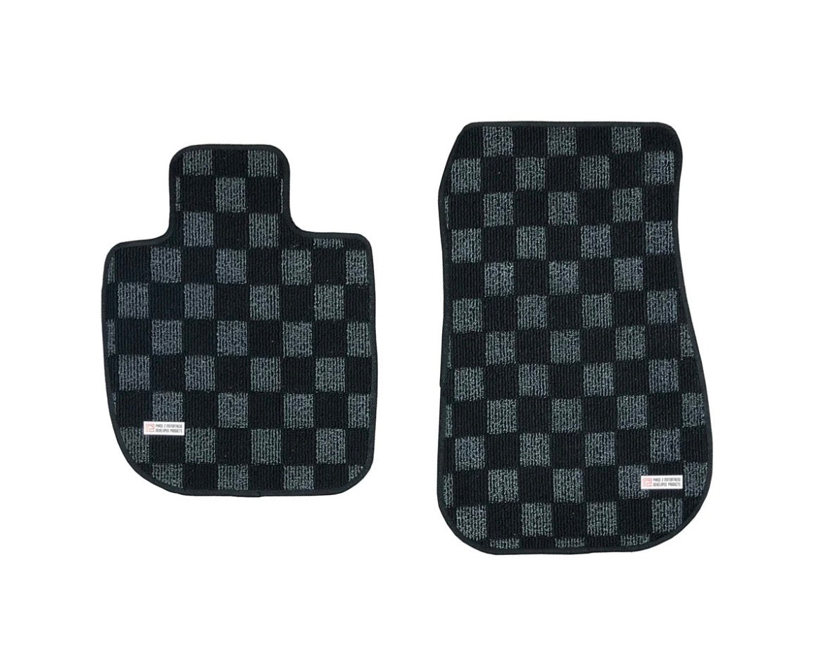 P2M BMW F30 / F80 3-SERIES (2011-19) 4D RACE FLOOR MATS : DARK GREY (FRONT/REAR)