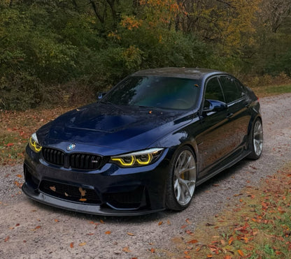 F8x M3/M4 PSM Style Carbon Fiber Side Skirt Extensions (Flat Version)