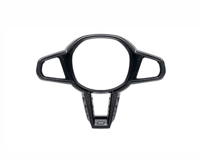 AutoTecknic LCI Carbon Steering Wheel Trim - G2x 3/4 Series 2025-Up