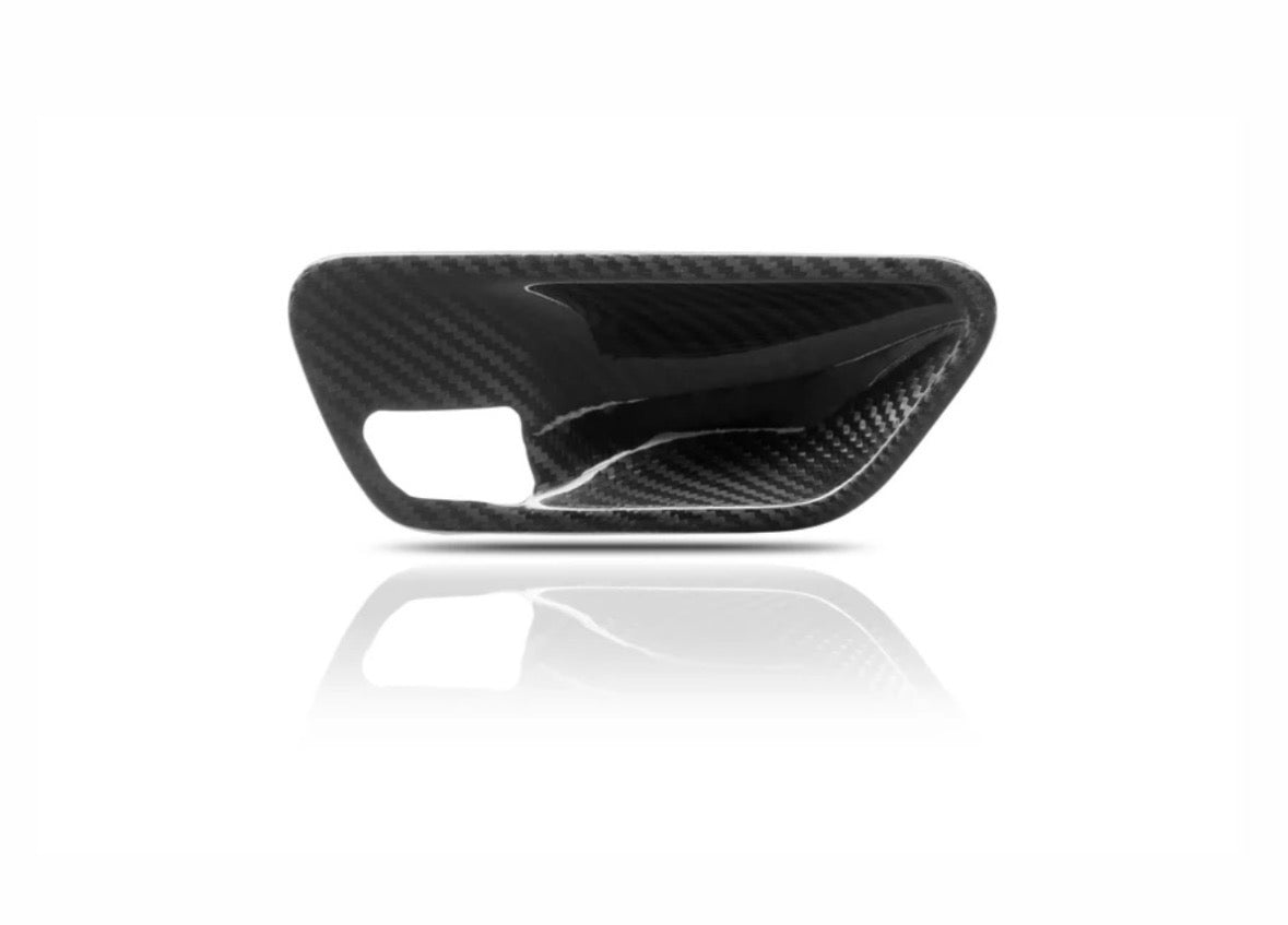 AutoTecknic Dry Carbon Interior Door Handle Trim Set - BMW F-Chassis
